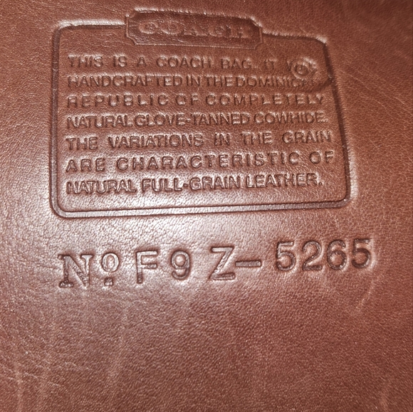 Coach Vintage Brn Leather Messenger Bag Briefcase Gold Hardware G9Z-5265, 15x11 - Picture 11 of 13